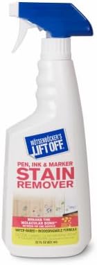 Quitamanchas de tinta a base de agua Mtsenbcker's Lift Off - Para usos múltiples - Botella de 22 fl oz (0,7 cuartos) - 1 cada uno - Resistente al agua, ecológico