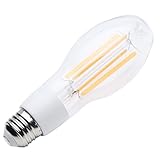 Satco S13181 13.5W LED HID Replacement Bulb, ED17, 4000K Cool White, 2000 Lumens, Medium Base (E26), Clear Lens, 120-277V, Ballast Bypass, IP65 Wet Rated, Enclosed Fixture Approved
