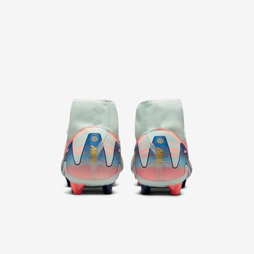 Nike Superfly 10 Academy Mercurial Dream Speed AG High-Top-Fußballschuhe (FZ1191-300, Barely Green/Crimson Pulse/Metallic Gold Coin)… – Ansicht 6