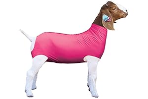 Pink Spandex Goat Tube Livestock Blanket for Show Goats