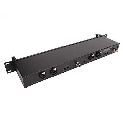 Sistema de Monitor de Fone de Ouvido Sem Fio, 4 Bodypacks UHF Reduz a Distorção Sistema de Monitoram