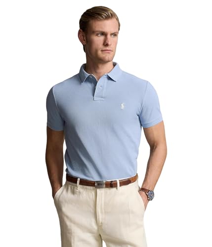 Image of Polo Ralph Lauren Men's Custom Slim Fit Mesh Polo Shirt