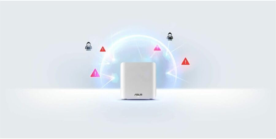 Miniatura 2 de ASUS ZenWiFi BD5 de doble banda WiFi 7 Mesh, 5000 Mbps, 6800 pies cuadrados (3 paquetes), puertos duales 2.5G, seguridad y controles parentales