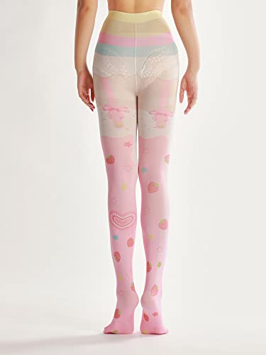 Image of Sahabowi Women Tights, Sheer High Waist Pantyhose, Vintage Control Top Stockings, Siwa 4