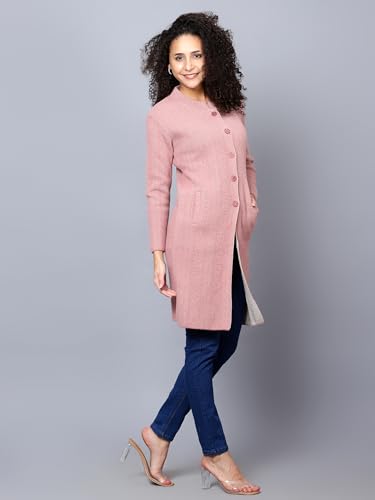Image of Women's Winter Long Woollen Cardigan.