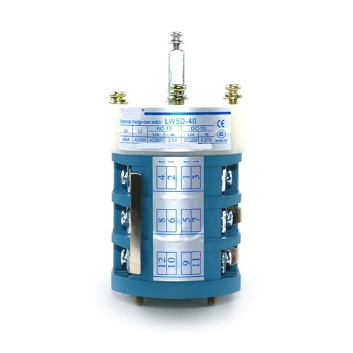 Commutateur de transfert rotatif 3 positions LW5D-40 interrupteur 500V