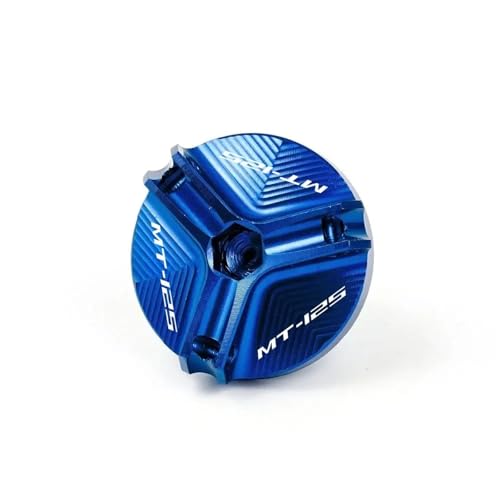 Cubierta de tapón de aceite de motor compatible con Yamaha MT-125 modelos 2008 a 2019