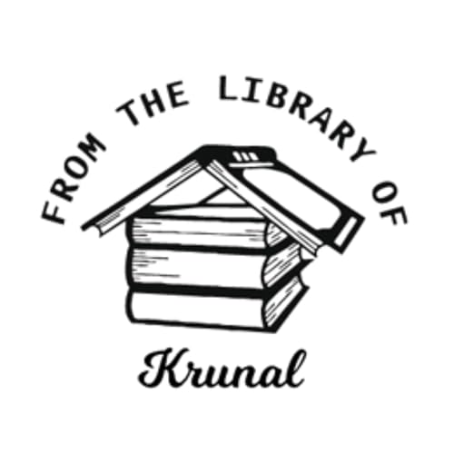 Image of Kunya Personalised Book Stamp with Your Name(3.5 cm Dia), customised for Stamping Books for Readers, Great Gift for booklovers, Kids, Teachers (My Home)