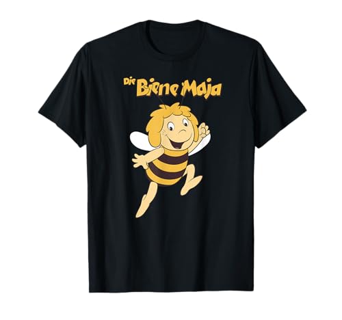 Offizielles Die Biene Maja Retro Motiv Serie Logo T-Shirt