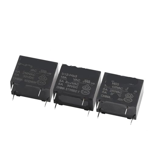 Relé HF32F-012-HS3 mini de 5A y 4 pines para proyectos de robótica educativa
