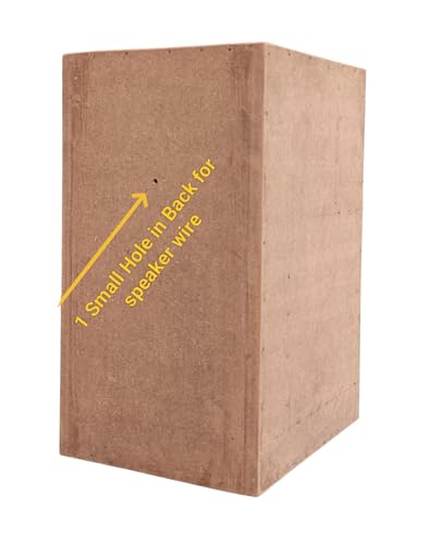 Image of NRS AUDIO 6 /6.5 in & 4 in & 2 in Tweeter [Left Side] L Port Car Subwoofer Speaker Box