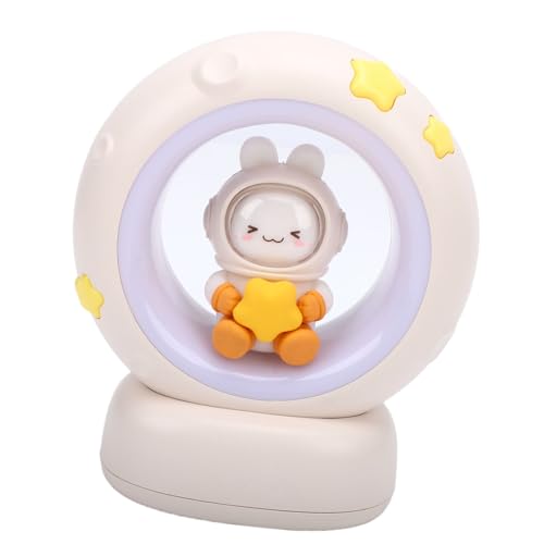 Lámpara de mesa de noche con conejito recargable miniatura 3