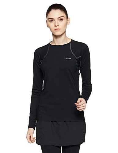 Columbia Heavyweight Stretch Long Sleeve Top Black LG