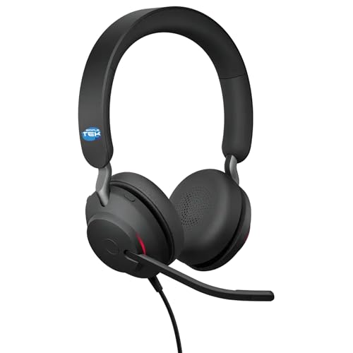 Casque filaire USB-C MS stéréo SIMPLETEK pour bureau et centre d'appels - 2
