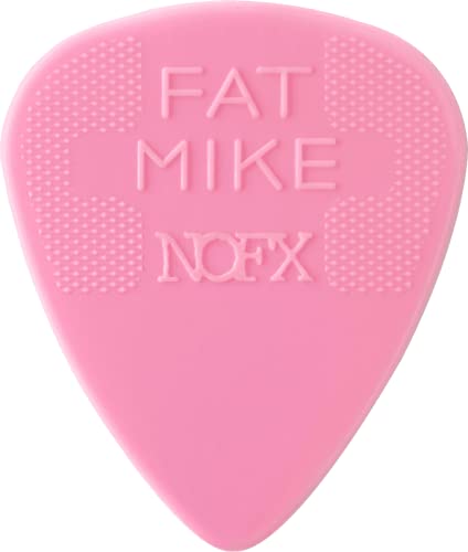 Jim Dunlop Fat Mike Custom Nylon 0.60 mm Pick 6 Pack (ADU 44P060FM), natural, small - Image 3