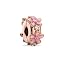 K01-Pink Daisy Spacer Clip Charm