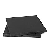 Titan Fitness 2 Pack Rubber Lifting Tiles, 24' x 24' Shock-Absorbing Platform Tiles, 1.6' Thick, for Deadlift or Olympic Lifting, Floor Protection Mats