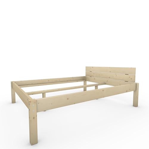 TUGA - Holztech Naturprodukt MASSIVHOLZBETT DAYBETT MASSIV Holz Bett HOLZBETT FSC 300Kg 180 x 200cm unbehandelt EXTRA HÖHE 48cm TUGA - Holztech Naturprodukt MASSIVHOLZBETT DAYBETT MASSIV Holz Bett HOLZBETT FSC 300Kg 180 x 200cm unbehandelt EXTRA HÖHE 48cm