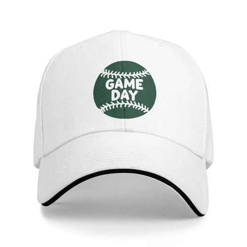 XDTINYR Gorras de béisbol Retro para el día del Partido Vintage Trucker Hombres Adultos Unisex Mujeres Unisex Caza Acampada Regalos Snapback Cómodos