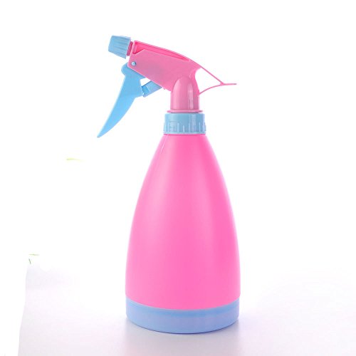 TXIN 500ml Water Portable Plastic Adjustable Nozzle Manual Trigger Sprayers Bottle for Cleaning Gardening Feeding Hairdressing Flowers Plants Car(pink)