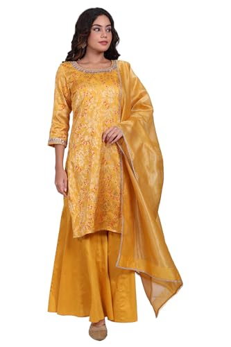 Short droit jacquard floral W for Woman avec ensemble Sharara et Dupatta chic