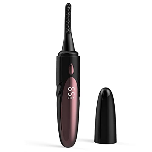 Heated Eyelash Curlers, Electric Eyelash Curler, Heated Lash Curler, 48 Hrs Long Lasting Lash Curler, Usb Rechargeable Eyelash Curlers (Black) #TOP9