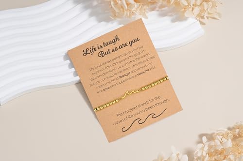 morniface Wave Bracelet for Best Friend Bestie Soul Sister ，Birthday Gifts, Daughter Bracelets, Mothers Day Gifts2