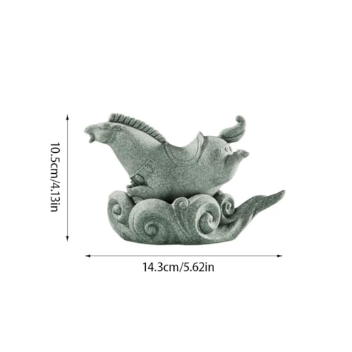 Jeu de thé décoration maison avec animal de compagnie de thé en grès - 3