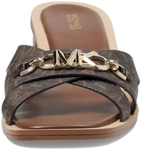 Michael Kors Women's Tiffanie Mid Sandal Slide, Luggage, 3.5 UK:  Amazon.co.uk: Fashion