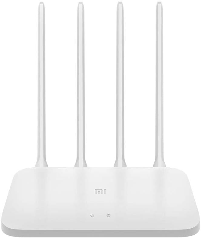 REBENUO WIFI Router 4C GLOBAL VERSION 2024 Roteador APP Control 64MB RAM 802.11 b/g/n 2.4G 300Mbps 4 Antennas Wireless Routers Repeater for App, White, DVB4224GL