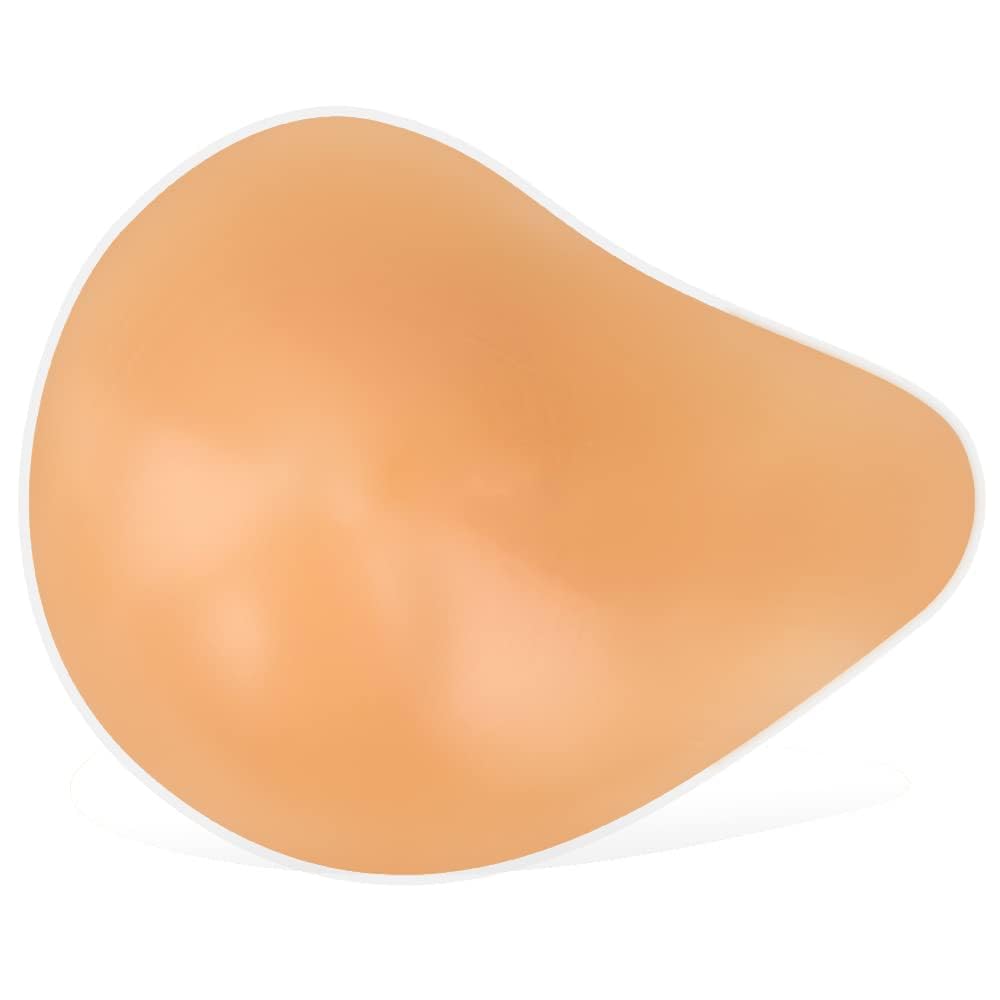ONEFENGONEFENG Artificial Symmetrical Breast Form Post Mastectomy Breast Prosthesis Left Spiral Shape Breasts Only One Piece