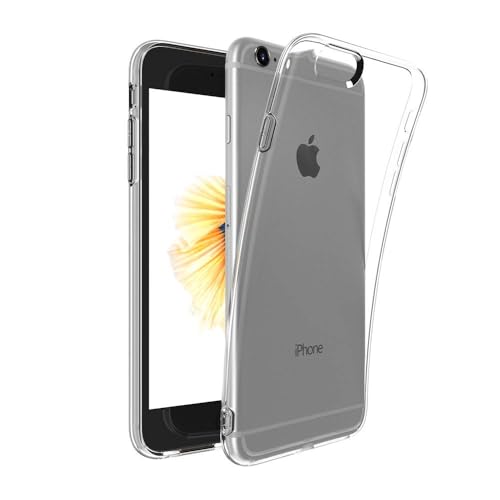 PhoneThrone COVER CUSTODIA PER APPLE IPHONE 6 6S TRASPARENTE TPU SLIM MORBIDA