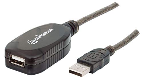 Manhattan Hi-Speed USB Active Extension Cable - Black (150248)