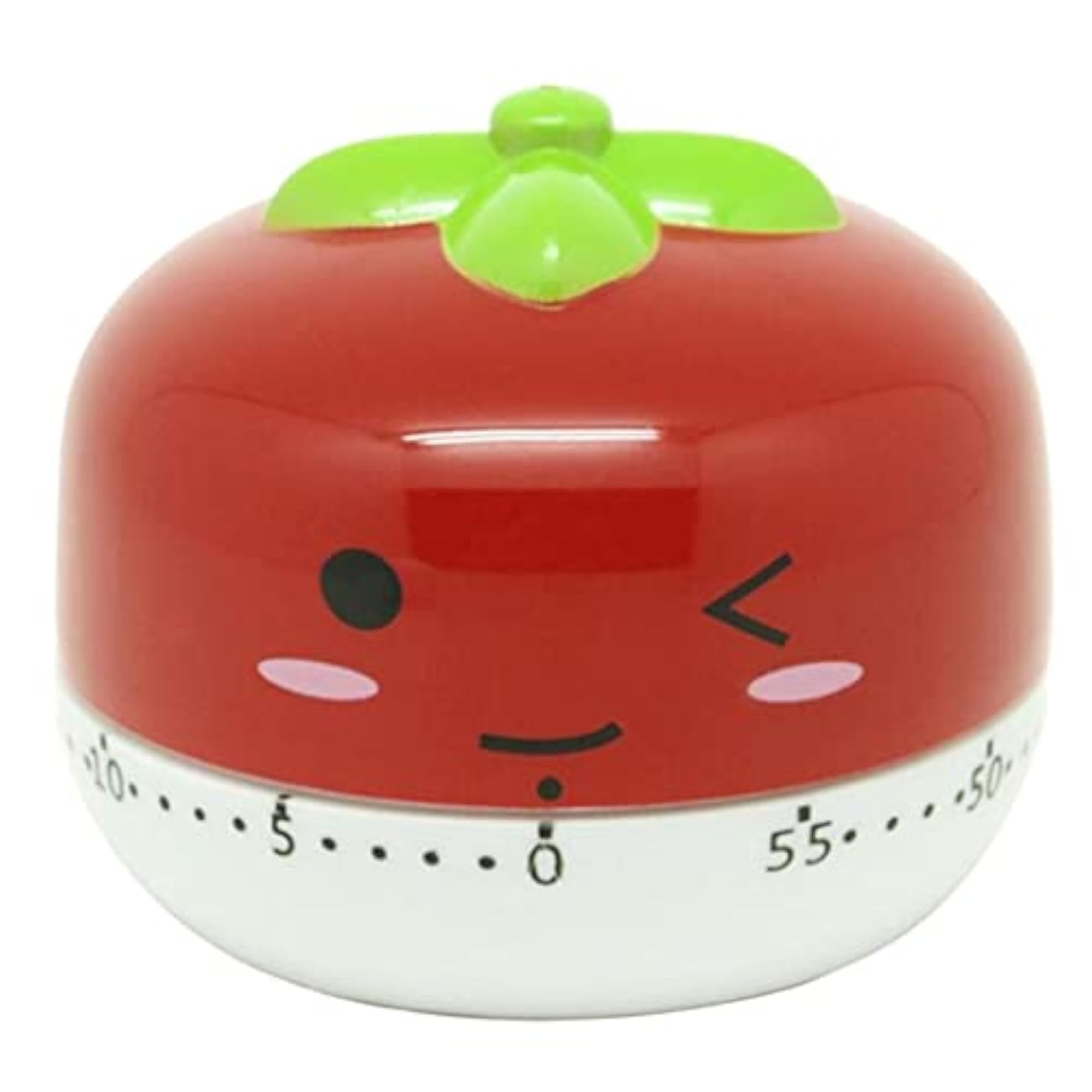 Cute Cartoon Mechanical Kitchen Timer Clock, Red
