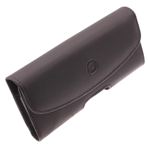 Fonus Leather Case Belt Clip for Compatible with Samsung Galaxy S22 Plus Phone - Holster Cover Loops Pouch Carry Protective