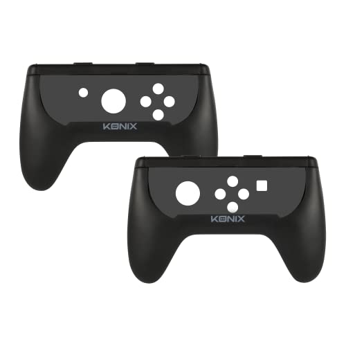 Supports poignées Joy-Con Nintendo Switch ergonomiques avec revêtement grip