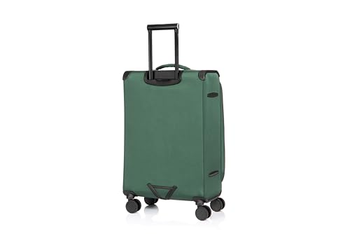 Image of Verage Luxe Toledo Set of 2 (S+M) Softsided Lightweight Spinner Wheels Luggage, Expandable Suitcase with TSA Lock & LED Flashlight, Green (20 /24)