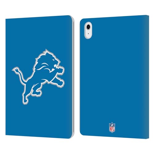 Housse iPad Air 11 2025 NFL Detroit Lions avec support vidéo et fentes pour cartes