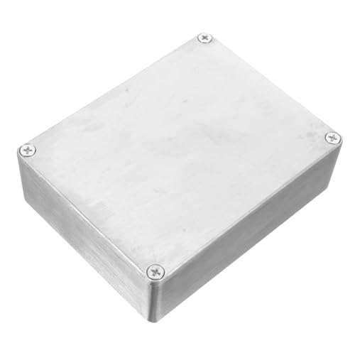 Toddmomy Guitar Pedal Box Aluminum Enclosure Guitar Effects Case Pedal Case Sturdy Aluminum Die-cast Housing for Settings