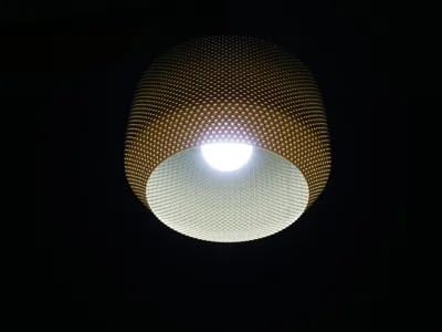 Image of Layyo Modern Textured Pendant Ceiling Lamp for Dining Table, Kitchen Island, Living Room & Cafe | Decorative Hanging Light | Matte Finish | Warm Ambient Lighting (Green)