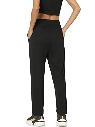 Image of ONLY Women's High Rise Regular Track Pants | Slim-fit Joggers for Women