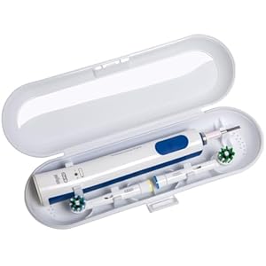 Nincha Reiseetui für elektrische Zahnbürsten für Oral B und Philips Sonicare, Weiß