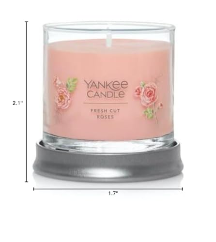 Yankee Candle Small Tumbler Scented Single Wick Jar Candle, Fresh Cut Roses thumb #6