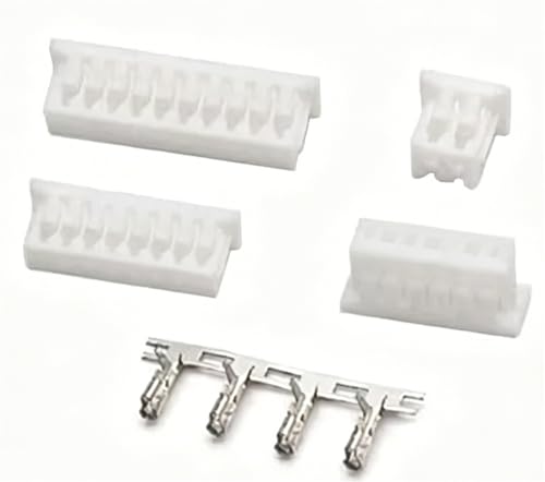 Conector de pin paso 1.25 mm horizontal de 9 pines y terminal de crimpado para PCB 3