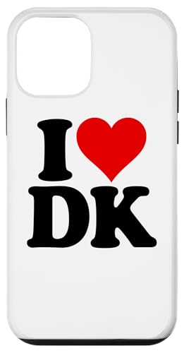 I LOVE HEART DK D K �C�j�V���� �j�b�N�l�[�� ���m�O���� �X�}�z�P�[�X iPhone 12 mini �p