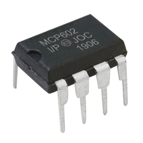 MCP602-I/P DIP-8 amplificador operacional doble, pack de 5 unidades para reparaciones