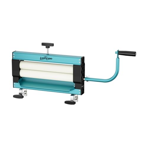 Leshyyao Clothes Wringer - Rotary Dryer with a Thick Drum Effectively Removes Water from Towels, Jeans, and Suede - Portable for Off-Grid, RV Camping, Emergency Preparedness(Blue)