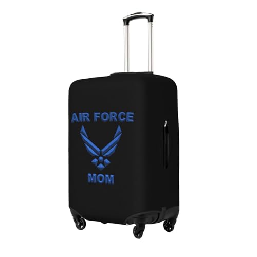 Air Force Mom Travel Luggage Cover Suitcase Protector Fits 29-32 Inch Case(Black,XL)2