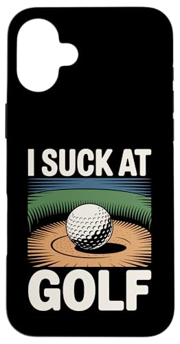 I Suck At Golf Loser Dad ȃW[N St X}zP[X iPhone 16 Plus p
