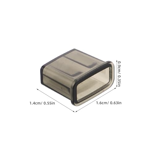 Fundas protectoras de plástico para evitar suciedad en el puerto USB macho 2